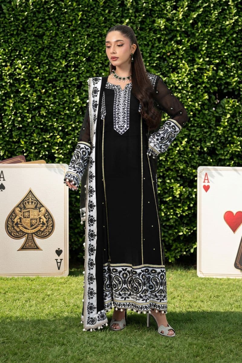 DAZZLE 2PC CHIFFON EID FESTIVE PRET thumbnail