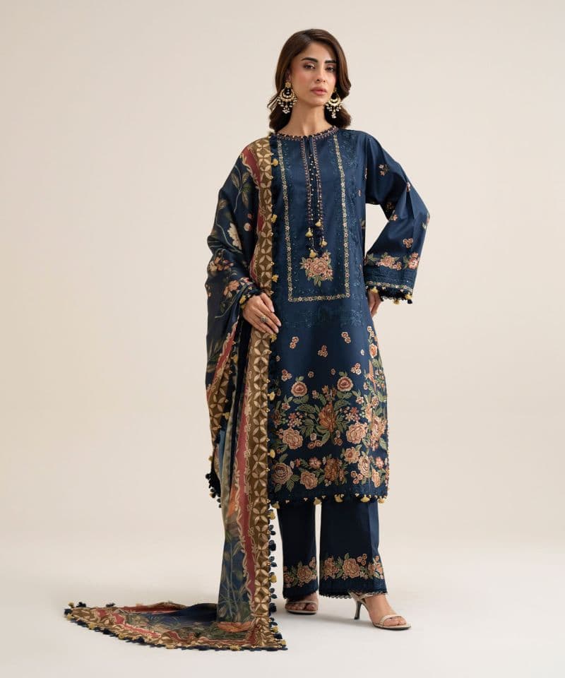 3 Piece - Embroidered Cotton Suit thumbnail