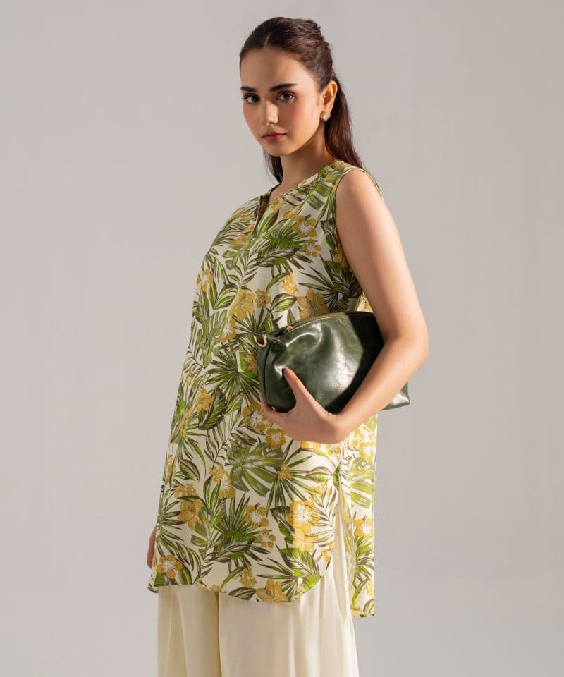 2 Piece - Printed Viscose Linen Set thumbnail