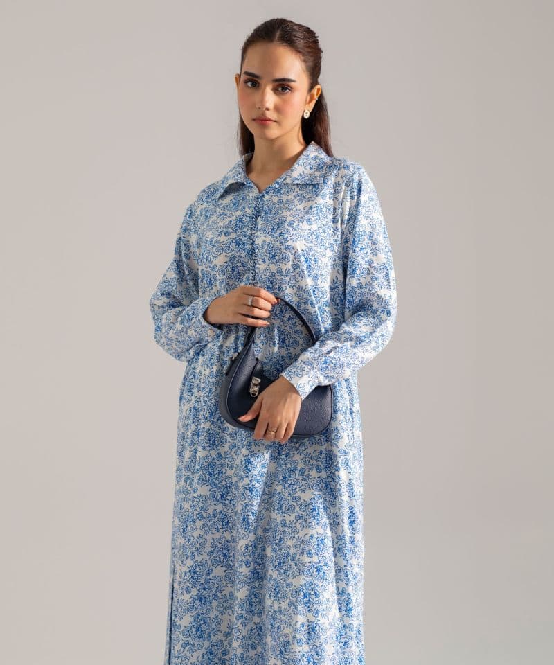 2 Piece - Printed Viscose Linen Suit thumbnail