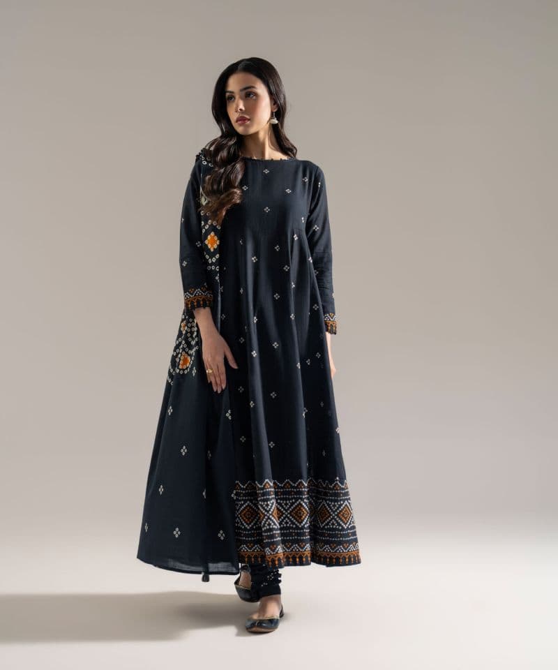 3 Piece - Printed Khaddar Suit thumbnail