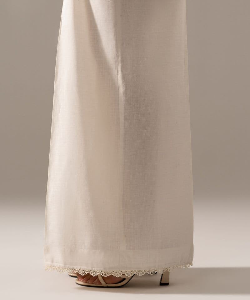 Solid Crosshatch Flared Pants thumbnail