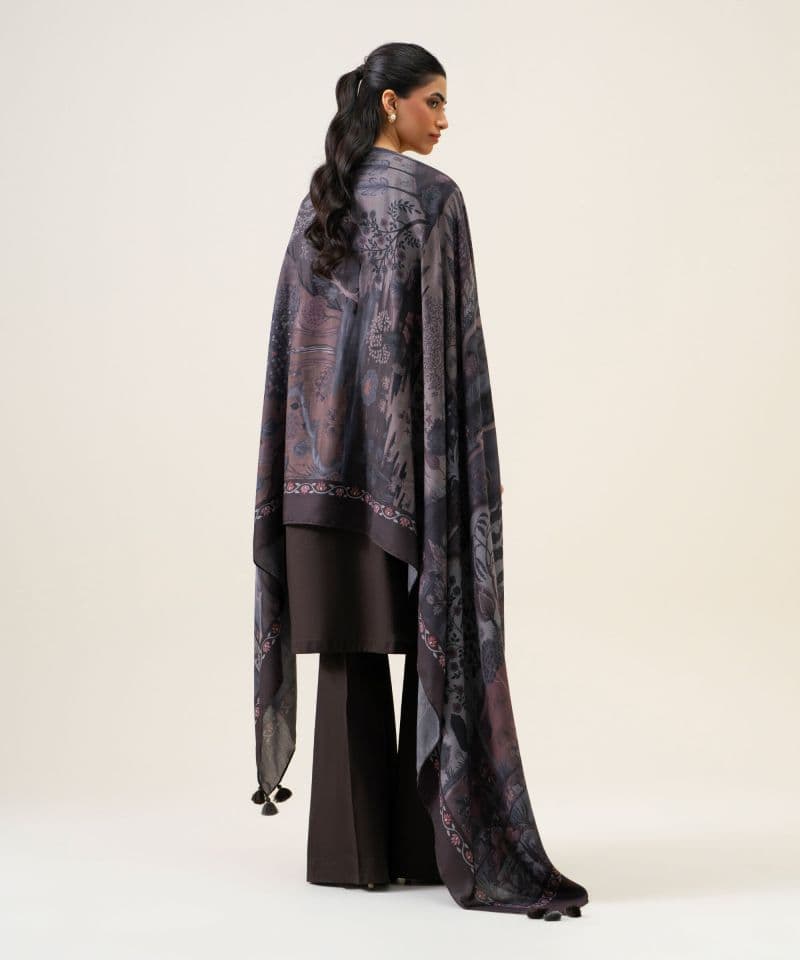 3 Piece - Embroidered Cotton Twill Suit thumbnail