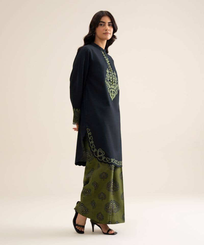 2 Piece - Embroidered Light Khaddar Suit thumbnail