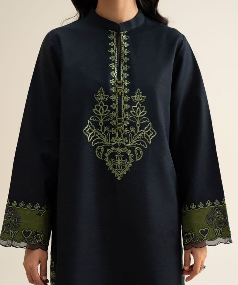 2 Piece - Embroidered Light Khaddar Suit thumbnail