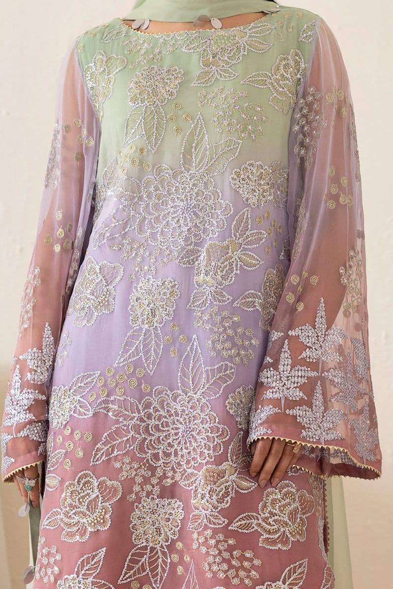 Embroidered Chiffon 3 Piece Ready-to-Wear Suit thumbnail