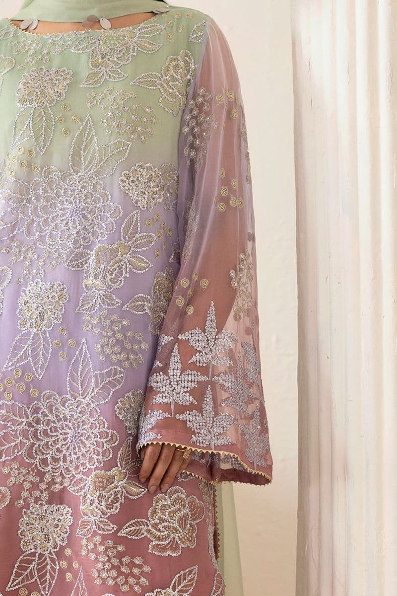 Embroidered Chiffon 3 Piece Ready-to-Wear Suit thumbnail
