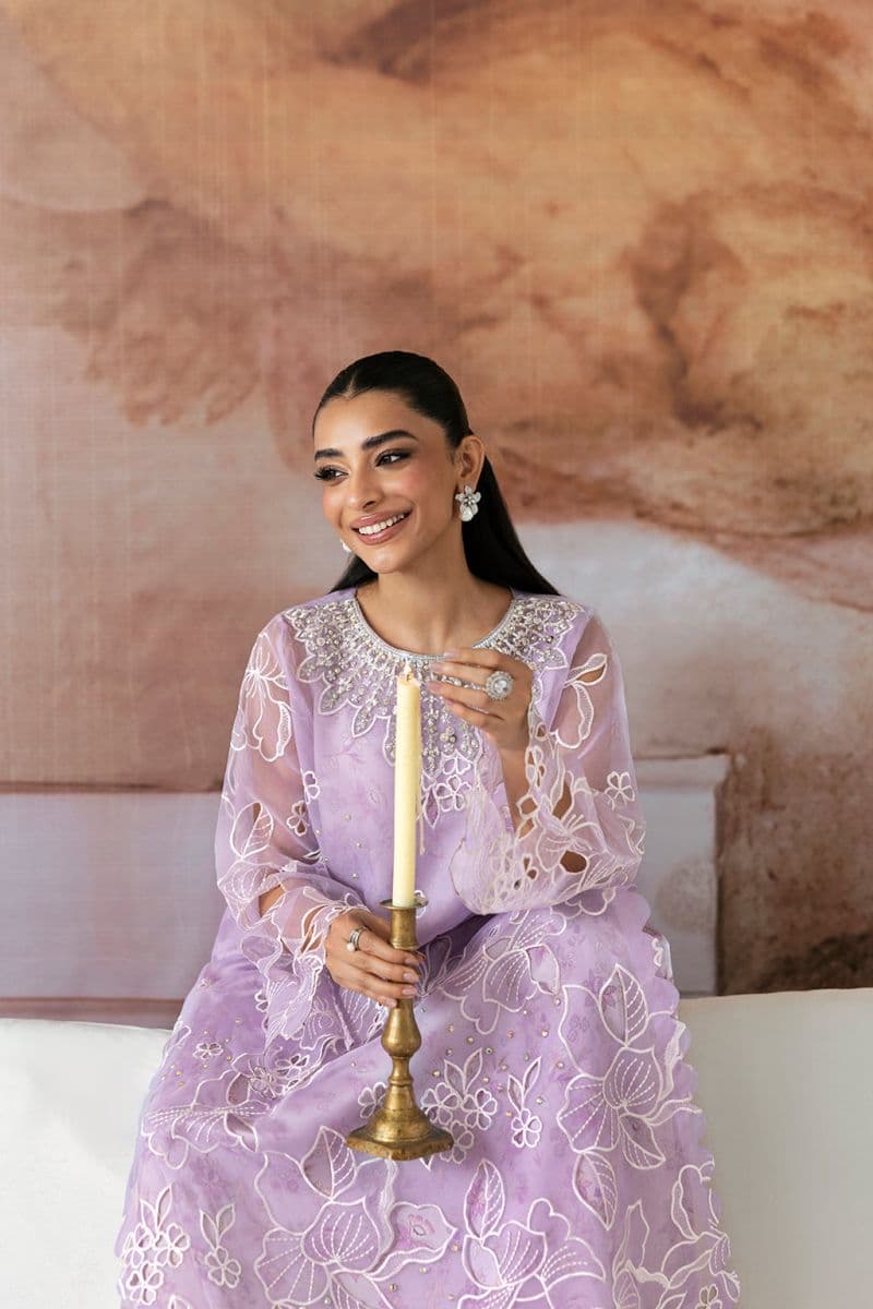 Embroidered Organza 3 Piece Ready-to-Wear Suit thumbnail