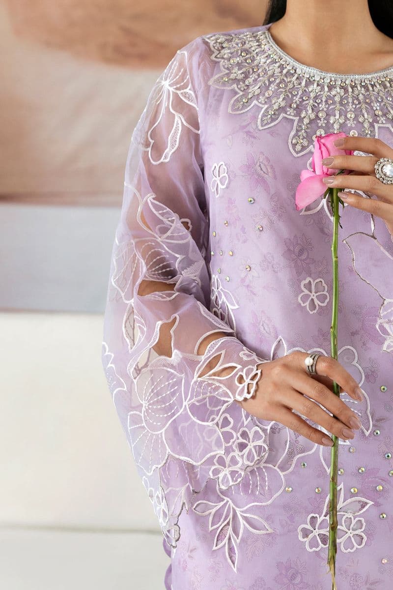 Embroidered Organza 3 Piece Ready-to-Wear Suit thumbnail