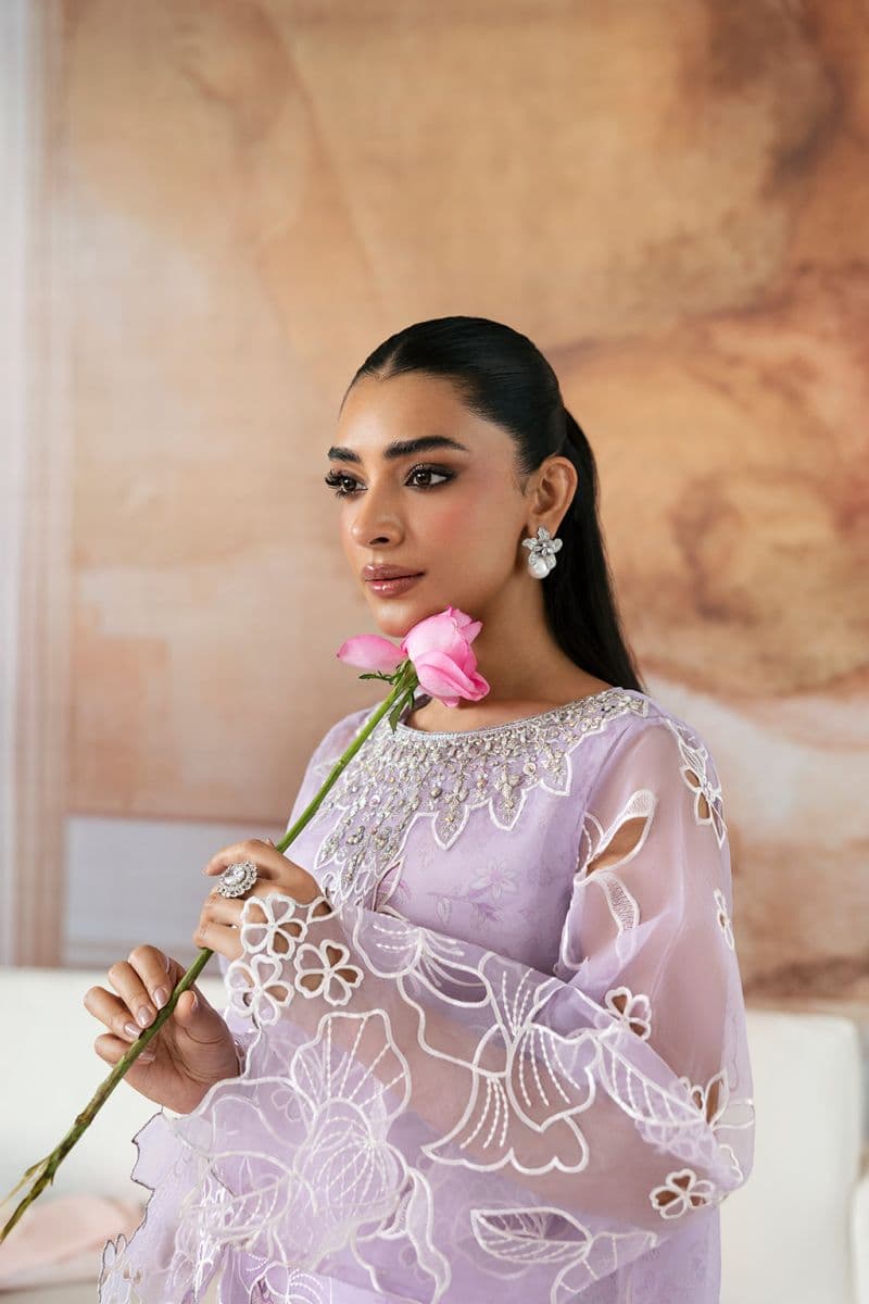 Embroidered Organza 3 Piece Ready-to-Wear Suit thumbnail