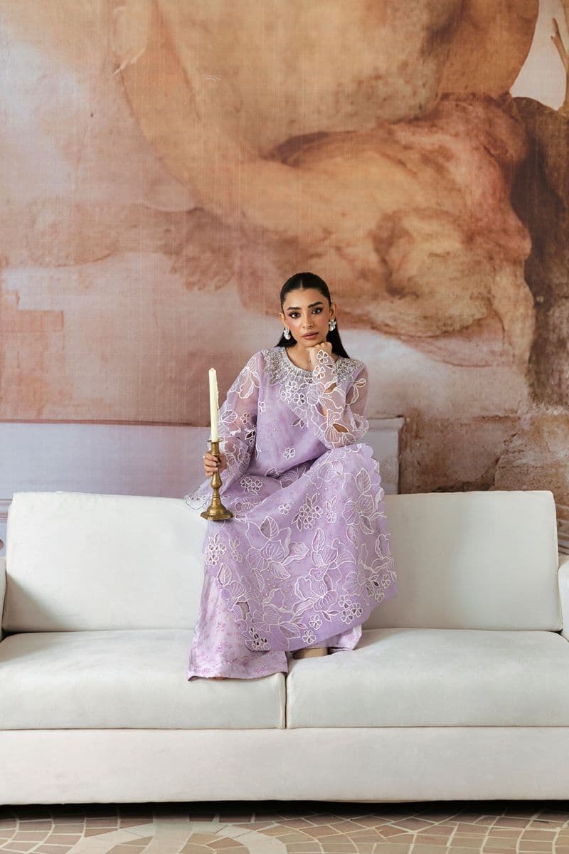 Embroidered Organza 3 Piece Ready-to-Wear Suit thumbnail