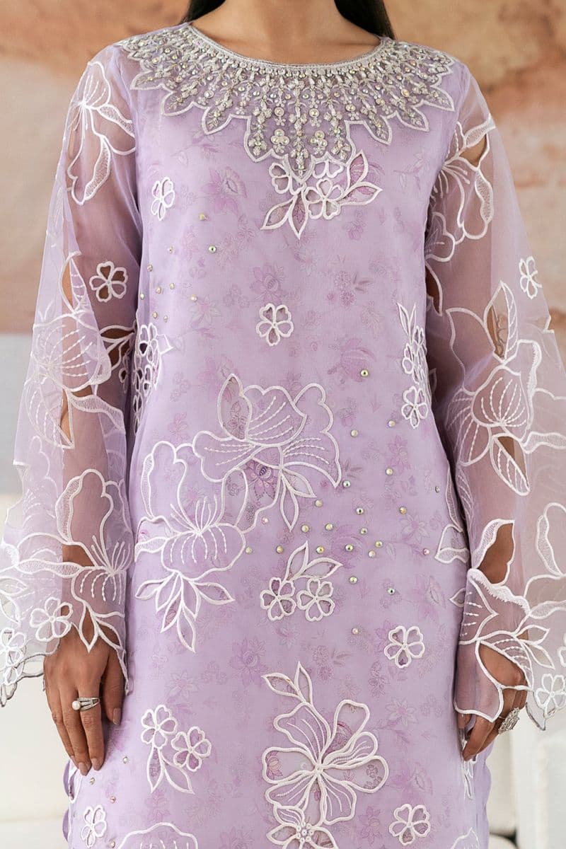 Embroidered Organza 3 Piece Ready-to-Wear Suit thumbnail