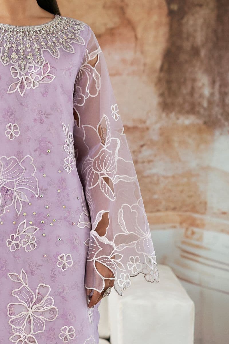 Embroidered Organza 3 Piece Ready-to-Wear Suit thumbnail