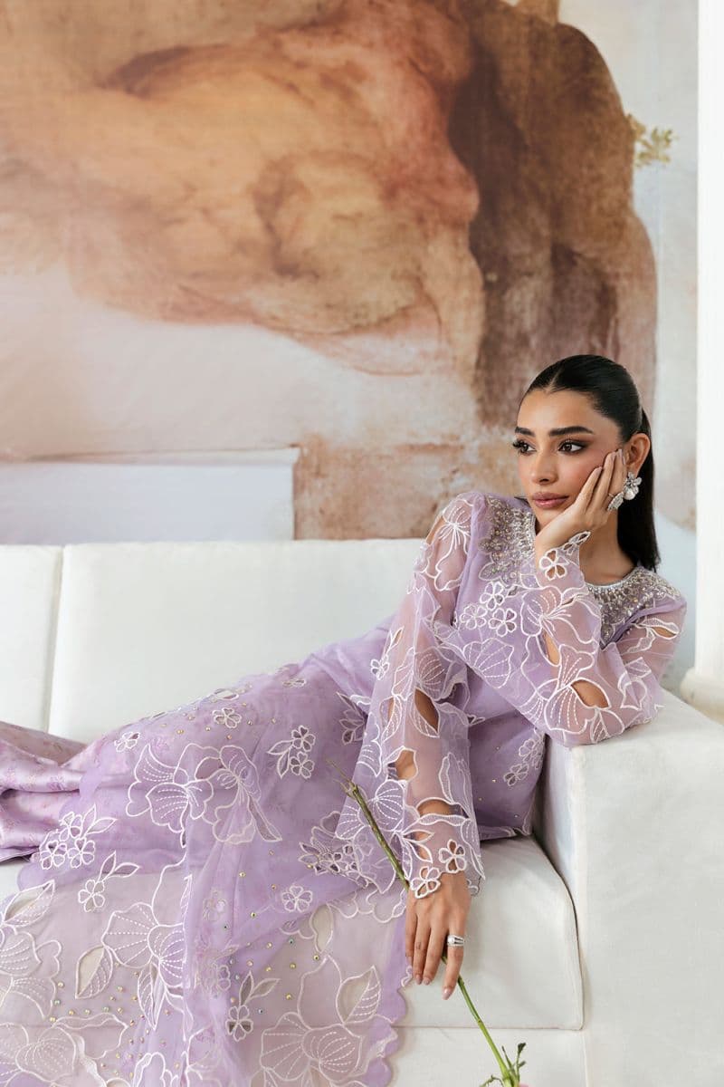 Embroidered Organza 3 Piece Ready-to-Wear Suit thumbnail