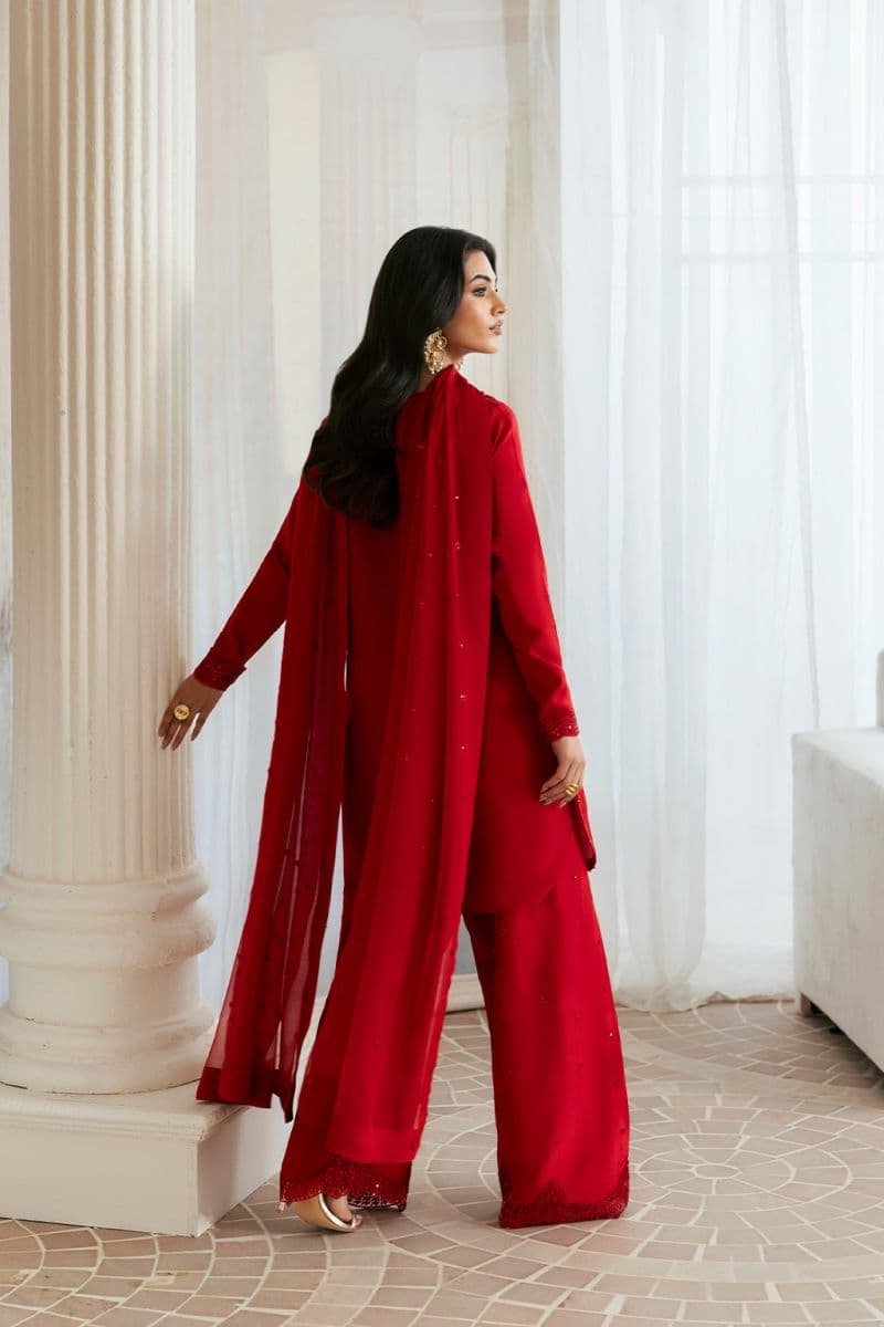 Embroidered Chiffon 3 Piece Ready-to-Wear Suit thumbnail