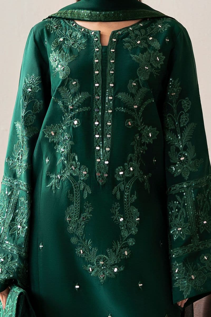 Embroidered Chiffon 3 Piece Ready-to-Wear Suit thumbnail