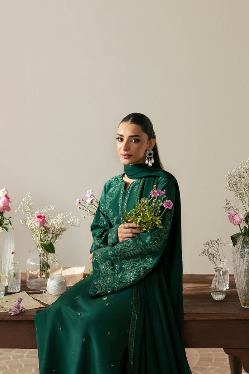Embroidered Chiffon 3 Piece Ready-to-Wear Suit thumbnail