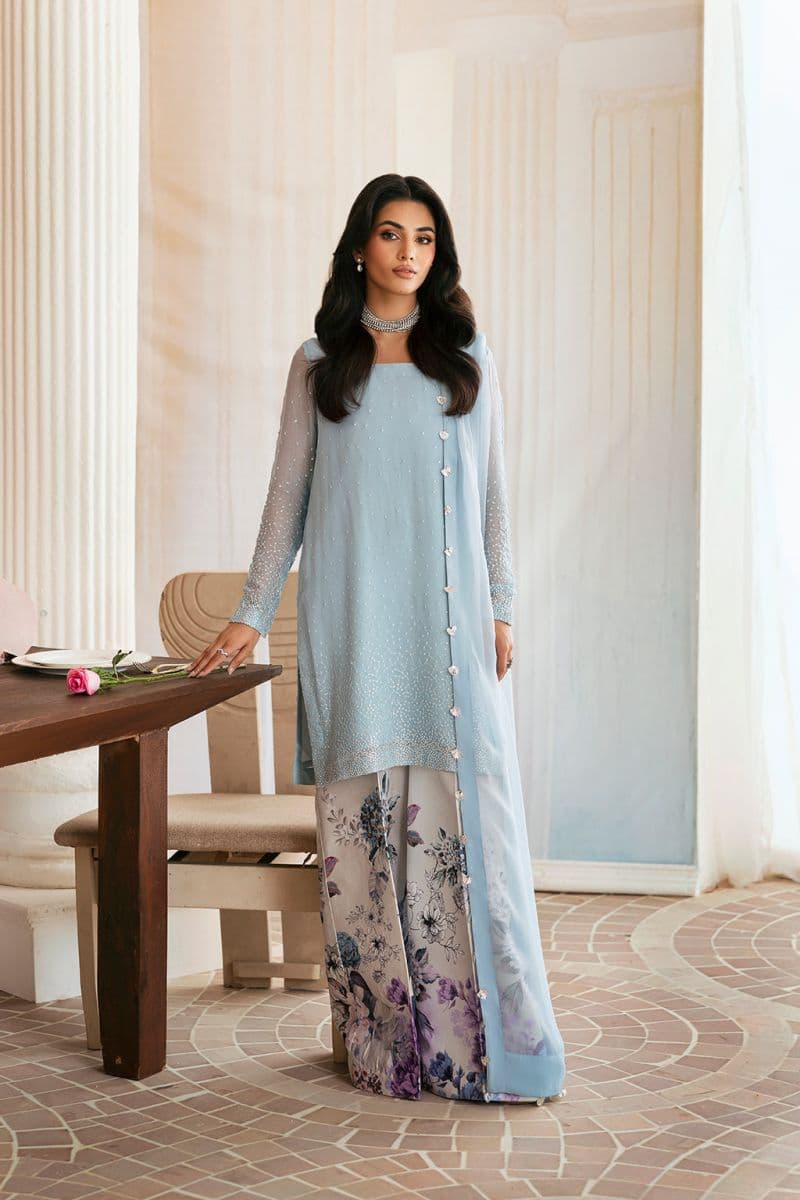 Embroidered Chiffon 3 Piece Ready-to-Wear Suit thumbnail