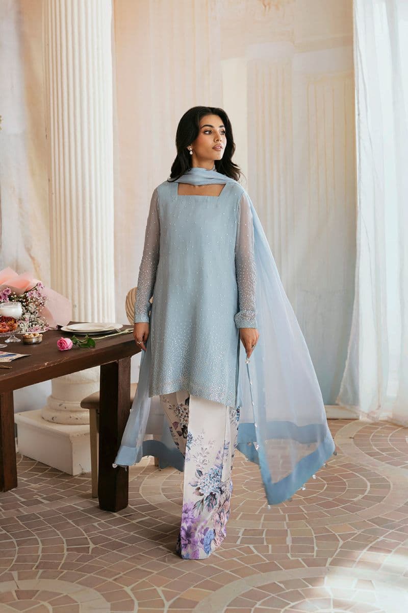 Embroidered Chiffon 3 Piece Ready-to-Wear Suit thumbnail