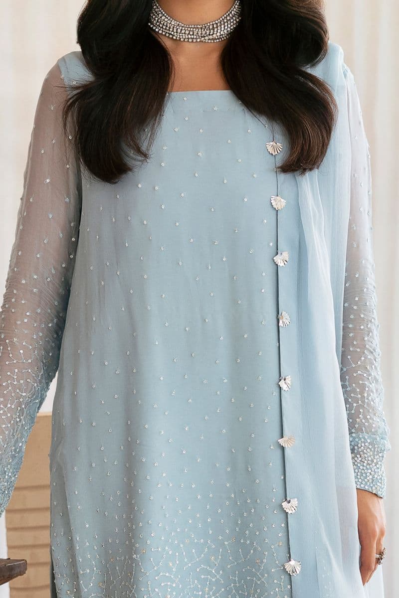 Embroidered Chiffon 3 Piece Ready-to-Wear Suit thumbnail