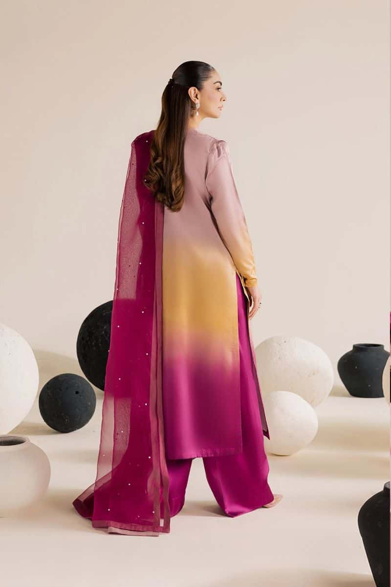 Silk 3 Piece Ready-to-Wear Suit - alternate view