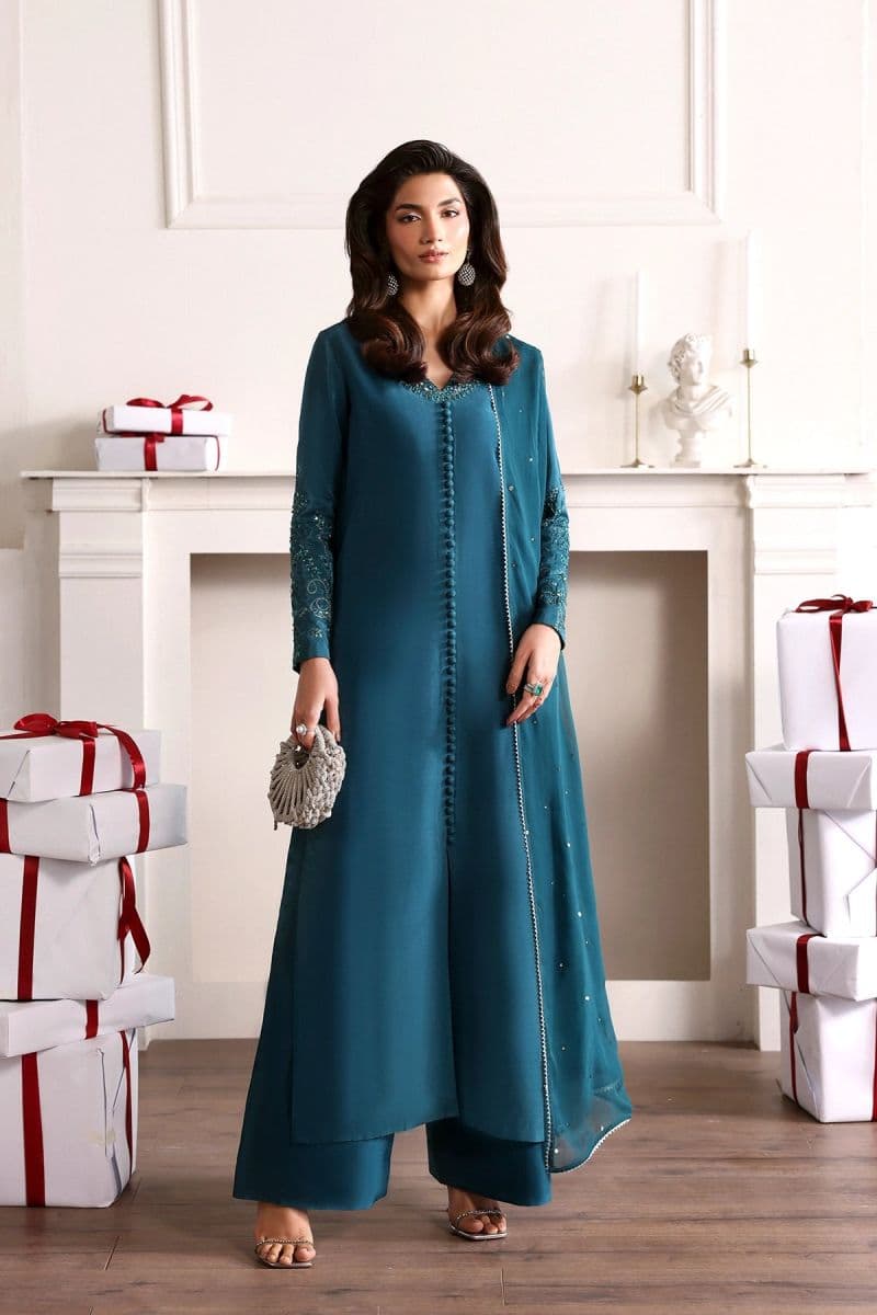 Embroidered Chiffon 3 Piece Ready-to-Wear Suit thumbnail