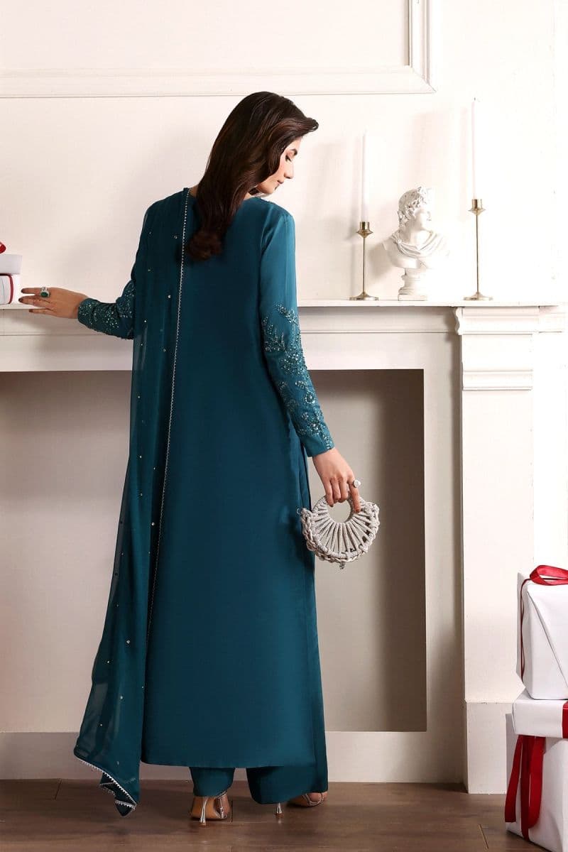 Embroidered Chiffon 3 Piece Ready-to-Wear Suit thumbnail