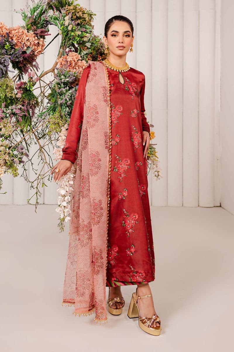 Printed Organza 3 Piece Ready-to-Wear Suit thumbnail