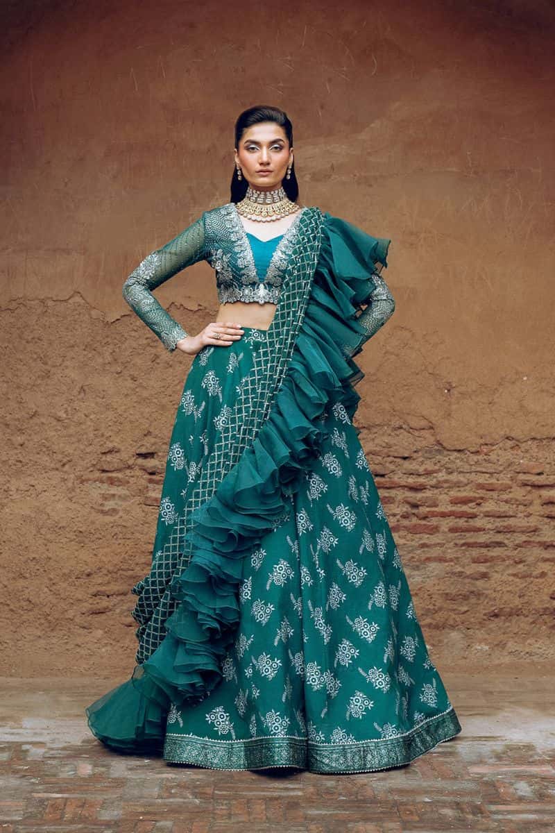 Embroidered Chiffon 3 Piece Ready-to-Wear Suit