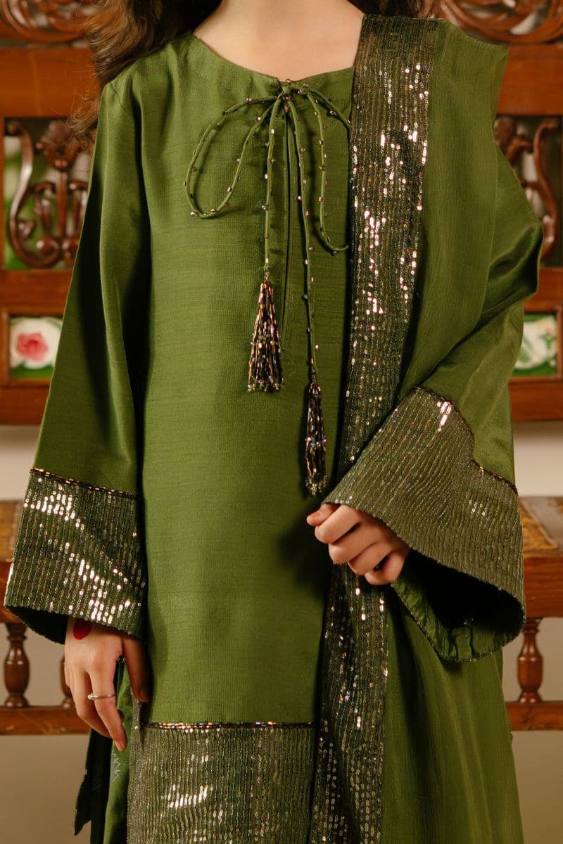 Embroidered Chiffon 3 Piece Ready-to-Wear Suit thumbnail