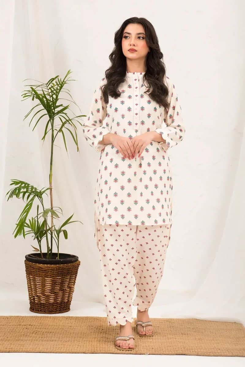 Poly Lawn Digital Printed 2 Pc Suit - alternate view