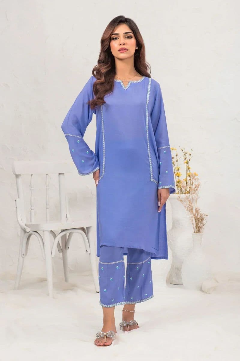 Cotton Embroidered 2 Pc Suit thumbnail