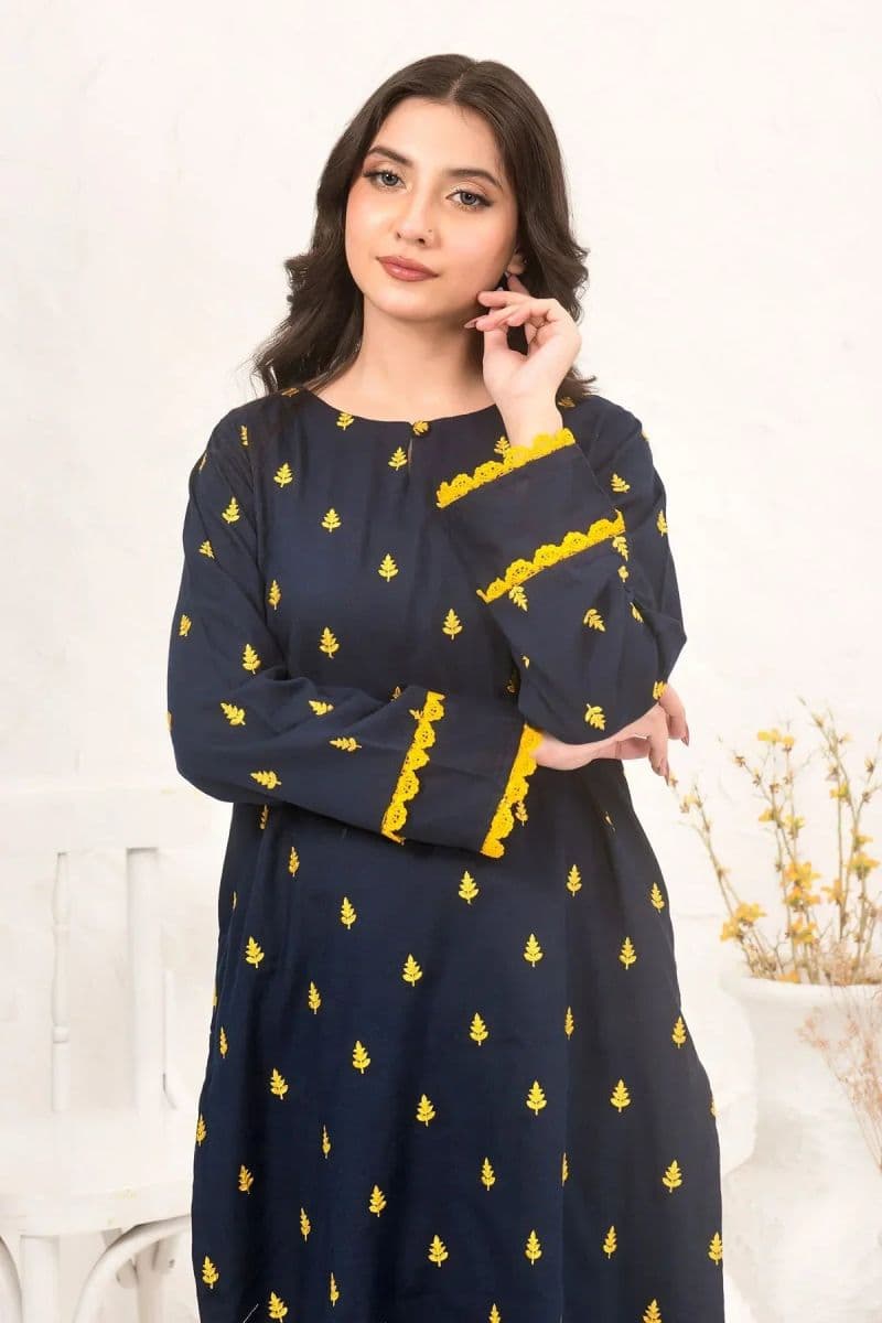 Cotton Embroidered 2 Pc Suit thumbnail