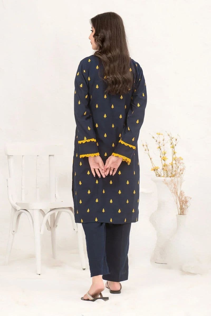 Cotton Embroidered 2 Pc Suit thumbnail