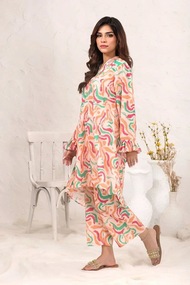 Poly Lawn Digital Printed 2 Pc Suit thumbnail