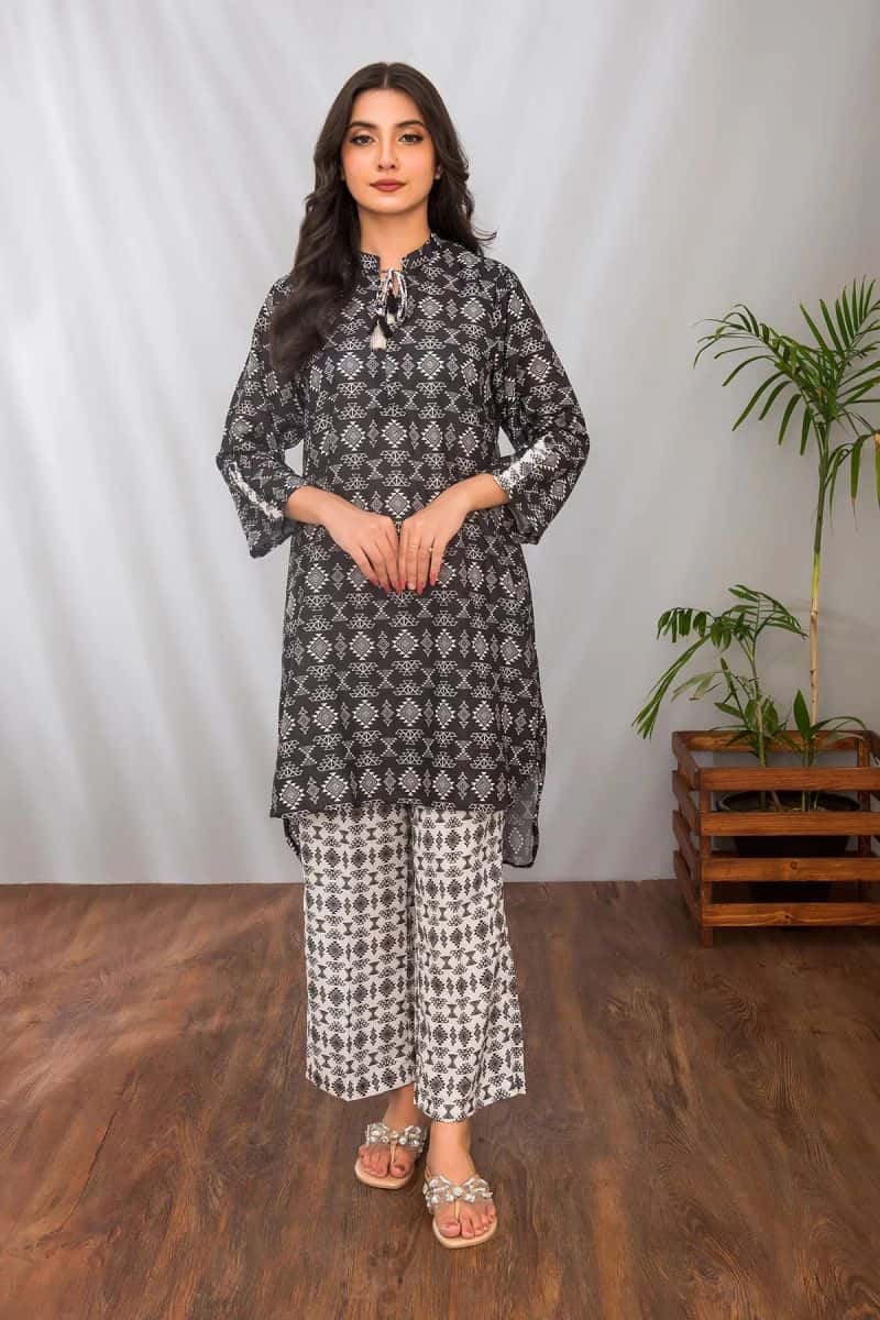 Poly Lawn Digital Printed 2 Pc Suit