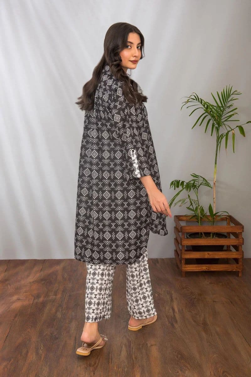 Poly Lawn Digital Printed 2 Pc Suit thumbnail