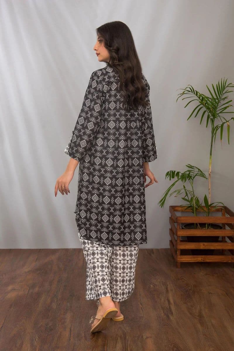 Poly Lawn Digital Printed 2 Pc Suit thumbnail