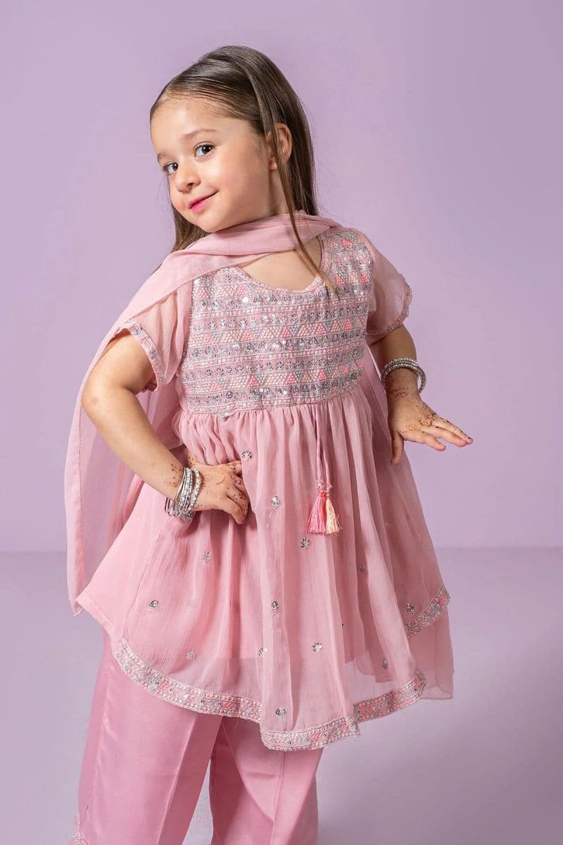 Chiffon Embroidered 3 Pc Suit thumbnail