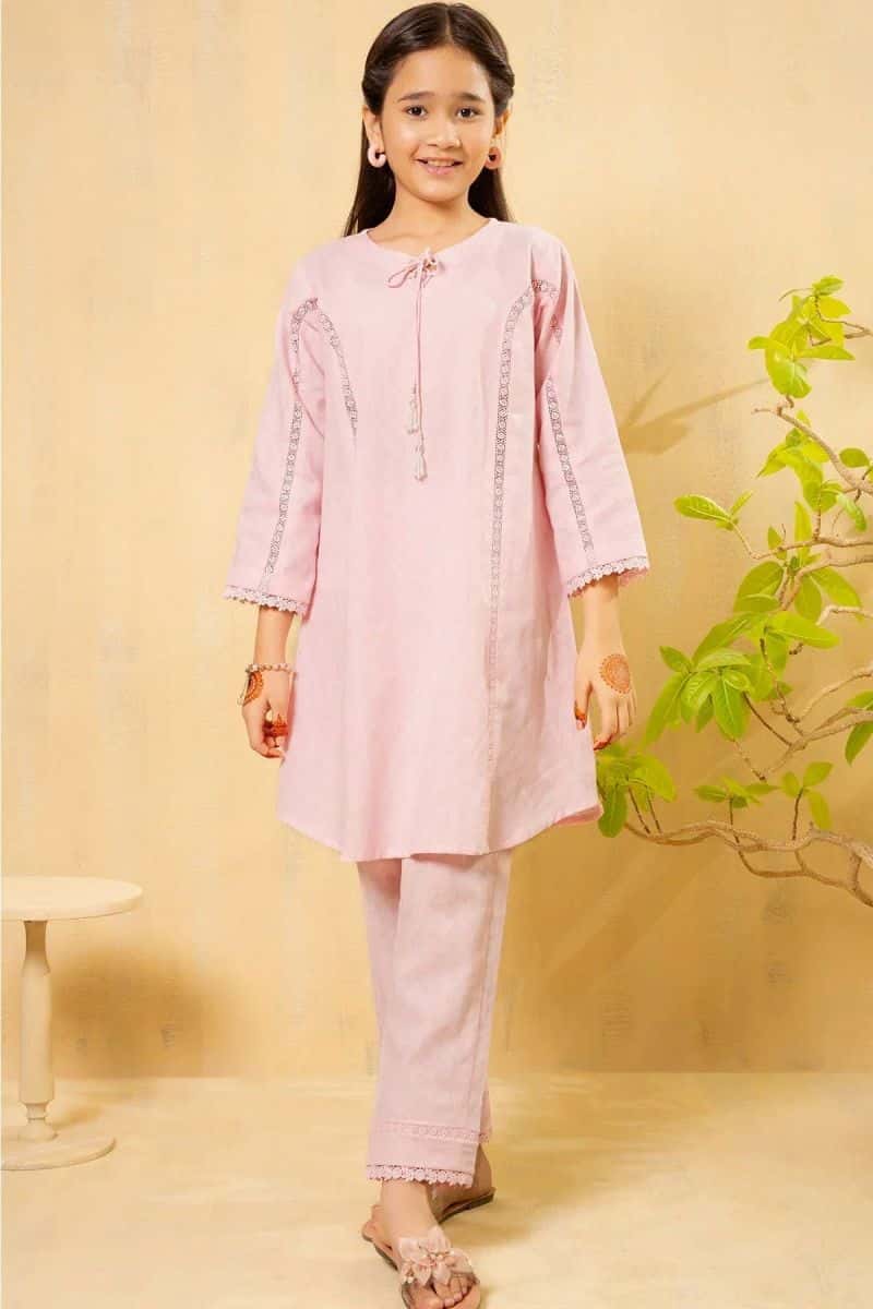 Chambray Cotton 2 Pc Suit