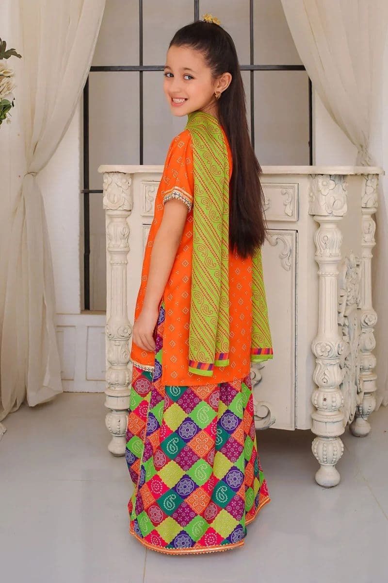 Poly Lawn Digital Printed 3 Pc Suit thumbnail