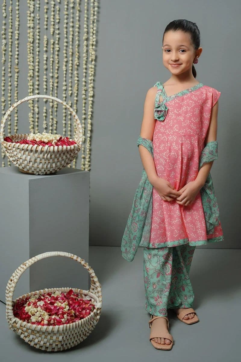 Poly Lawn Digital Printed 3 Pc Suit thumbnail