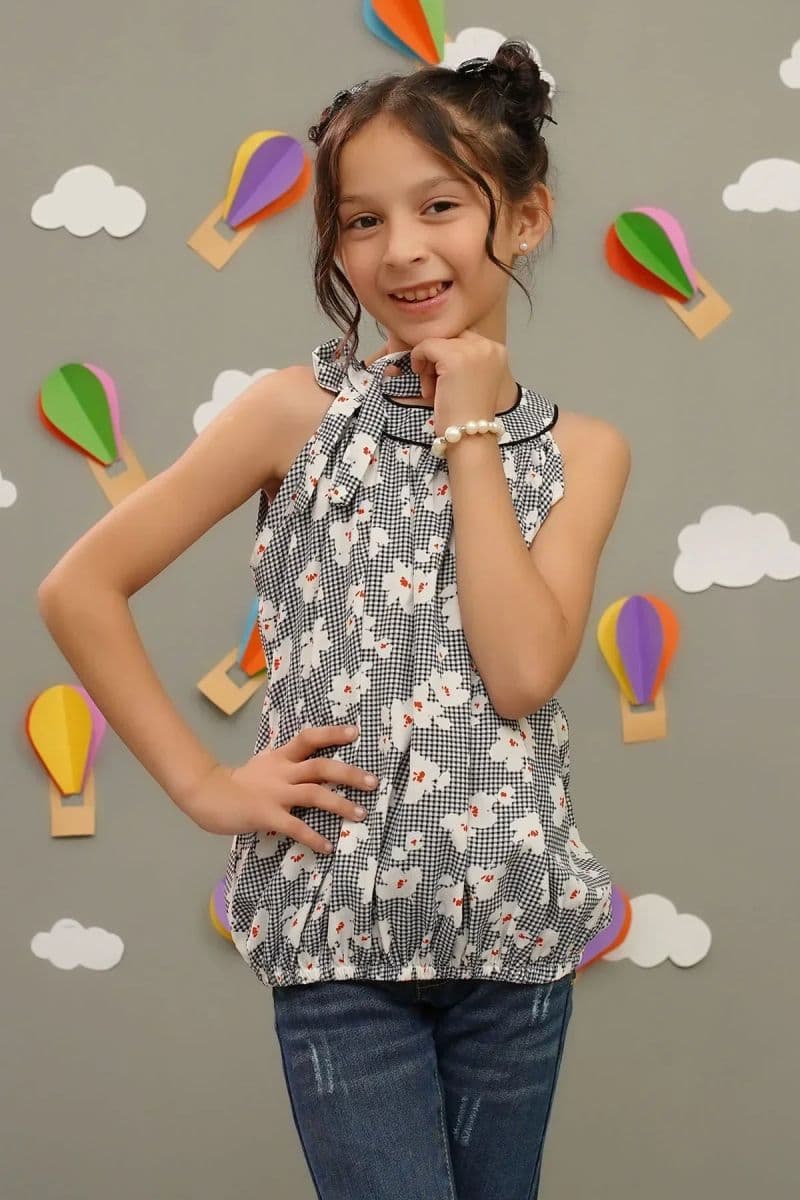 Printed Georgette Top thumbnail