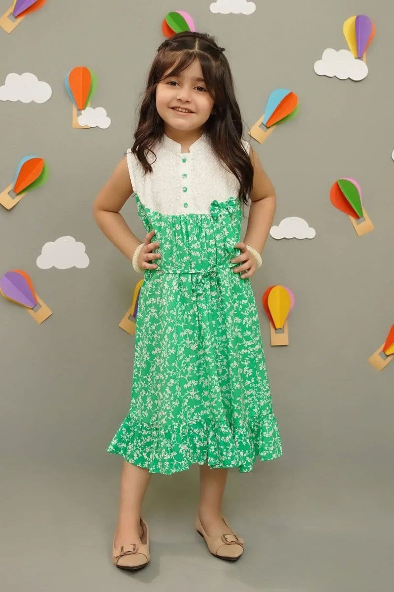 Printed Boski Linen Dress thumbnail
