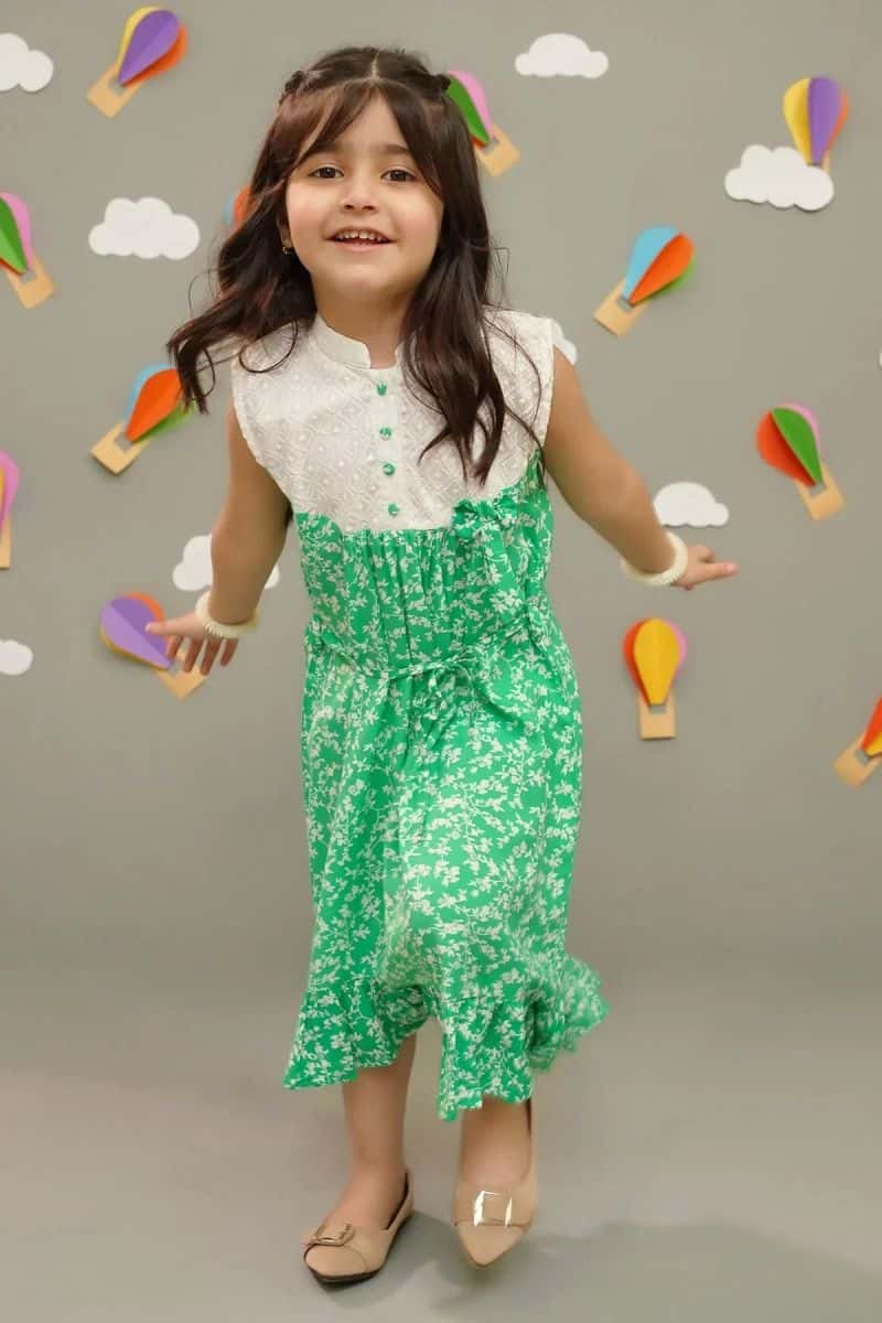 Printed Boski Linen Dress - alternate view