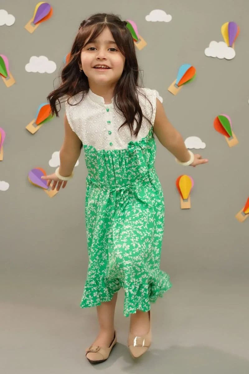 Printed Boski Linen Dress thumbnail