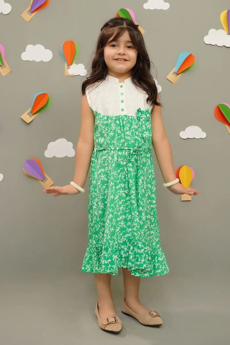 Printed Boski Linen Dress thumbnail