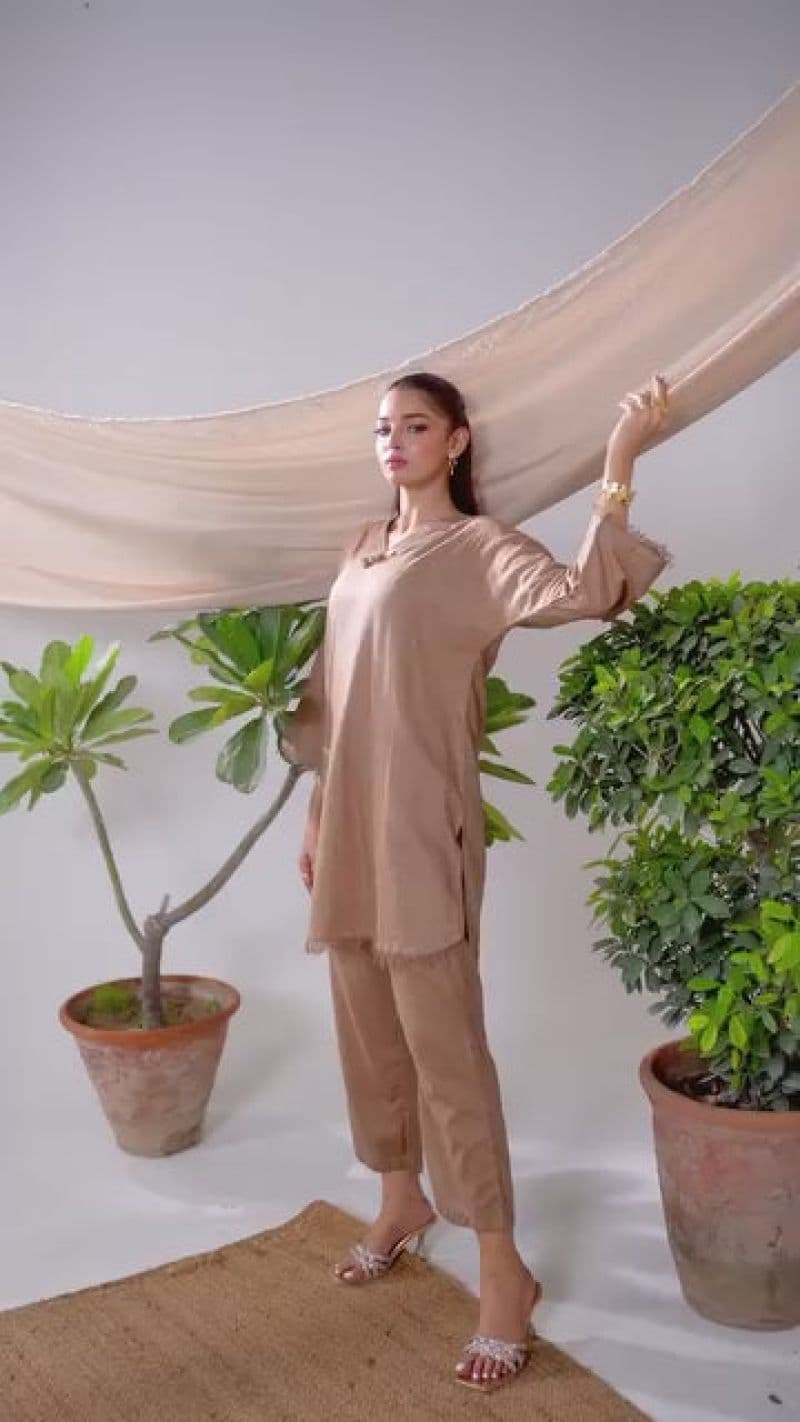 Cotton Jacquard Womens 2 Pc Suit thumbnail