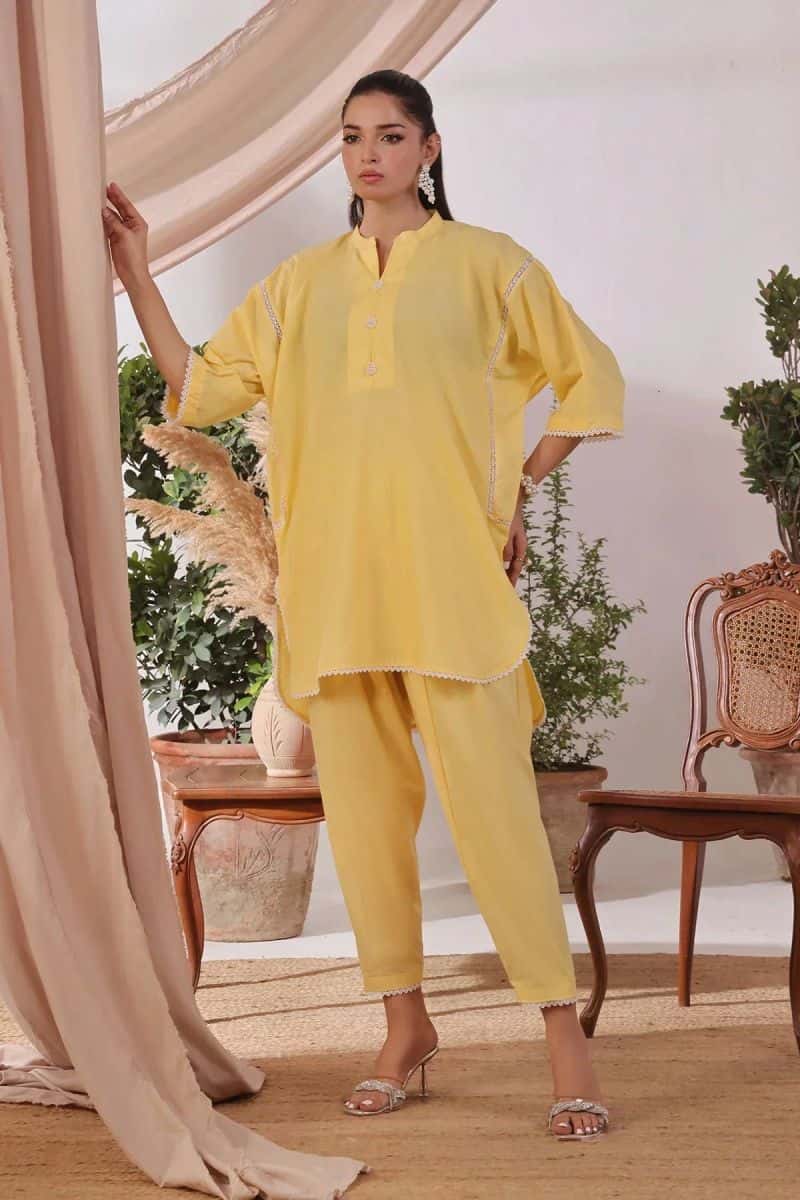 Slub Lawn Womens 2 Pc Suit