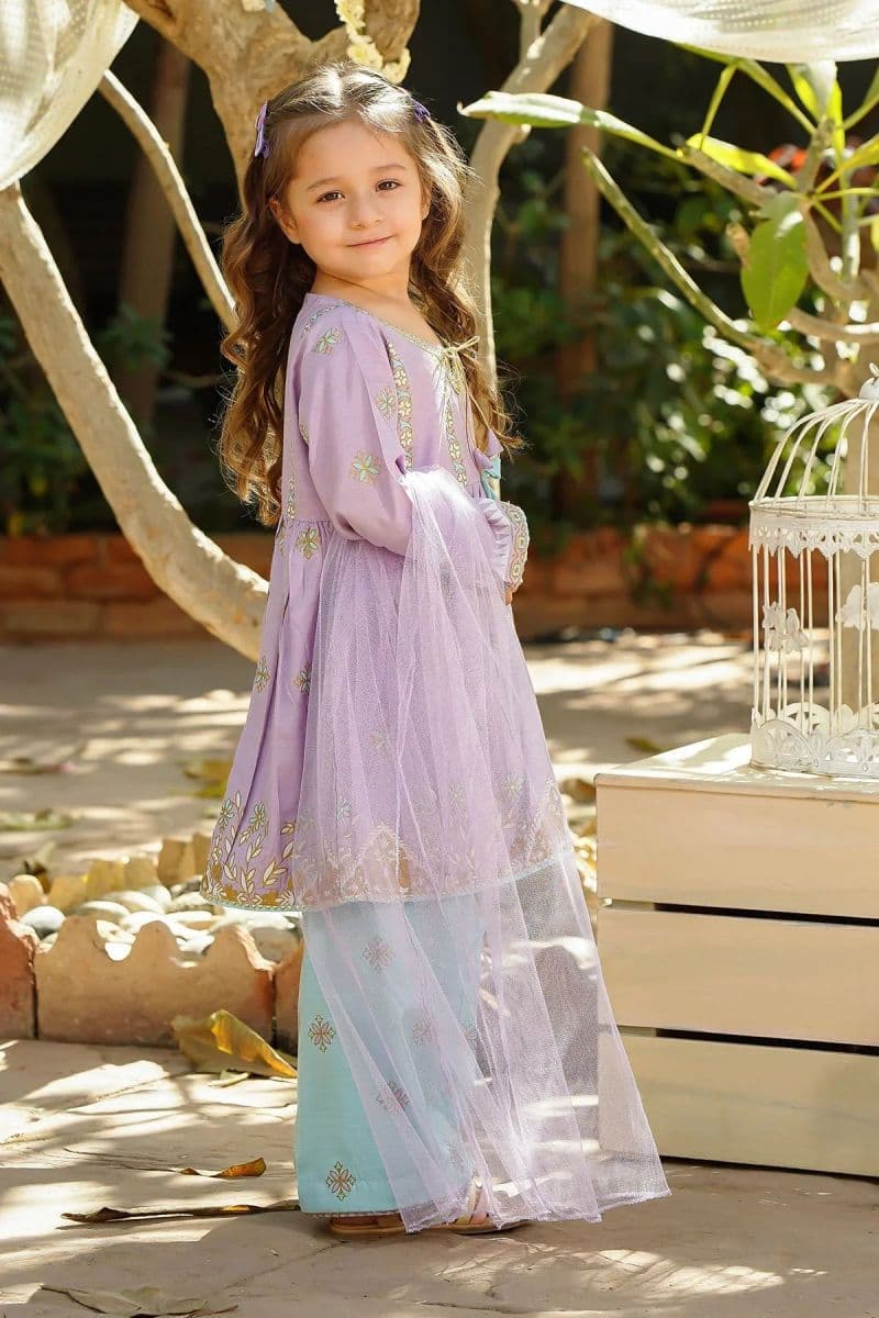 Cotton Silk Printed 3 Pc Suit thumbnail